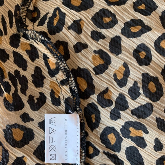 COPY - Vintage Set Top Garem Palazzo Pants Animal Tiger - Picture 4 of 16